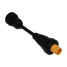 Ethernet-sovitin RJ45-uros – keltainen naaras